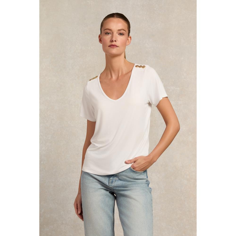 Holland Cooper V Neck Relaxed Fit Tee